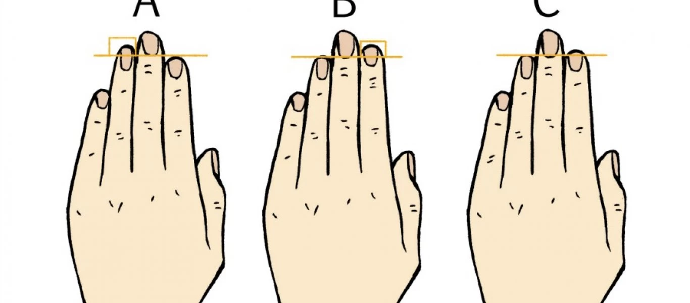 Το μήκος των δακτύλων μαρτυρά τα... «προσόντα» των ανδρών